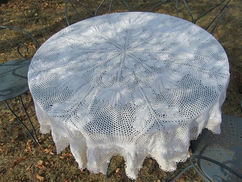 Nappe dentelle aux - nappe,