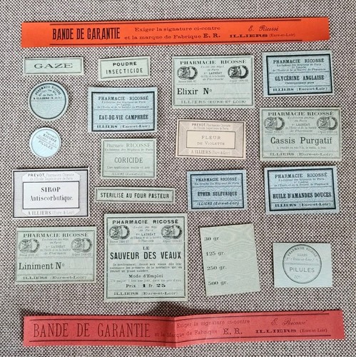 Ancien vintage étiquettes - vintage,