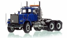 HEAVY HAUL REPLICAS - Camion solo avec essieux tandem de couleur bleu - MACK ...