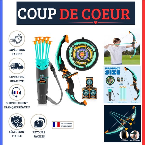 Ensemble tir arc - tir, enfant