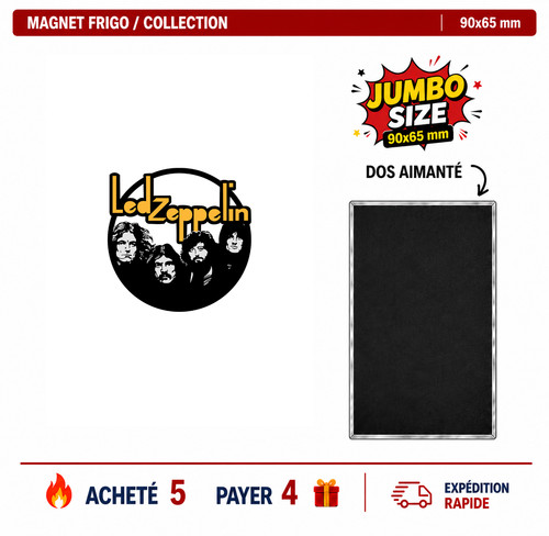 Magnet frigo led zeppelin - magnet,