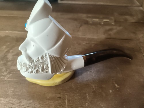 Tabac pipe sculptée tête - tabac,