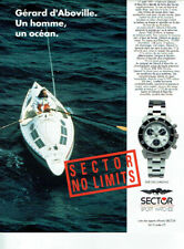 Advertising 1120 1992 Sector Sge Chrono Gérard d'Abonville Watch