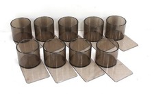 9 Plastic Slide Under Cup Holder for Casino Tables- Full Poker Table Set
