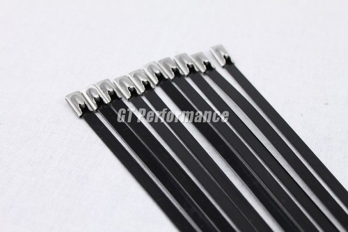 Colliers noir 35cm - 10, inox