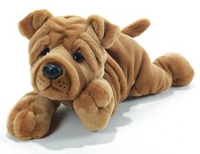 Plush & Company 05925 Peluche Chien SHARPEI ÉTENDU L.40 CM
