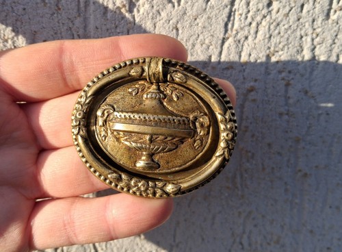 Old pendant handle bronze - handle,