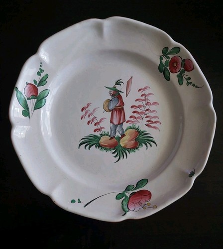 Assiette faience luneville - assiette,