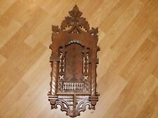 Wooden altar Scie Travail folding altar around 1900! Religious! decorated