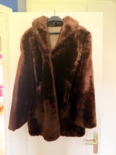 Manteau véritable fourrure - manteau,