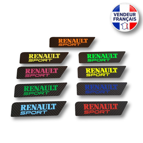 Renault clio plaque logo - renault, rs