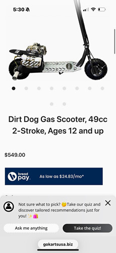 Dirt dog gas - dirt,