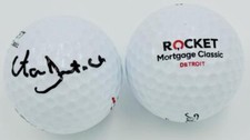ADRIEN DUMONT DE CHASSART SIGNED ROCKET MORTGAGE CLASSIC GOLF BALL AUTOGRAPH K1