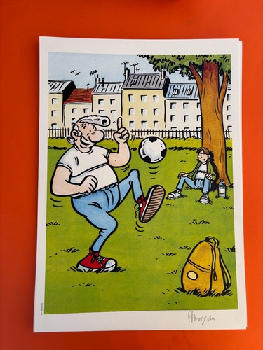 Margerin affiche signee lucien - affiche,