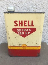Ancien bidon d'huile Shell Spirax  / Collection / Automobilia / Garage