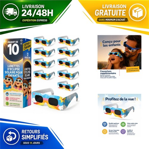 Lunettes éclipse solaire