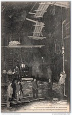 49 ANGERS - a slate, block removal with electric winch