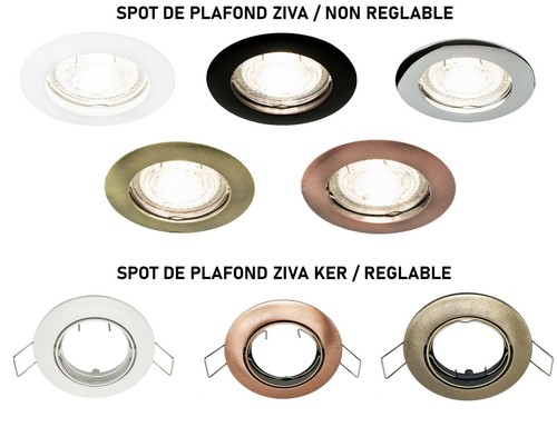 Spot plafond encastrable - spot, de