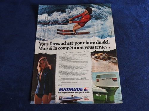 Publicité evinrude - publicité,
