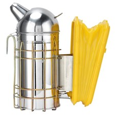 Pointed Beehive Smoker With Heat Protection Board Stainless Steel Bee Smoker For