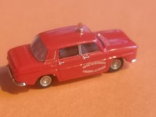 Renault R8 Fire Micro Norev HO Scale 1:86 Very Good Mint Condition