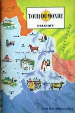 Livre Tour du Monde Belgique  Avec ses vignettes 1963  N° 39 Mai Tallandier