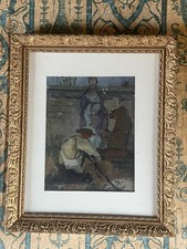 Anonyme - Huile sur panneau -