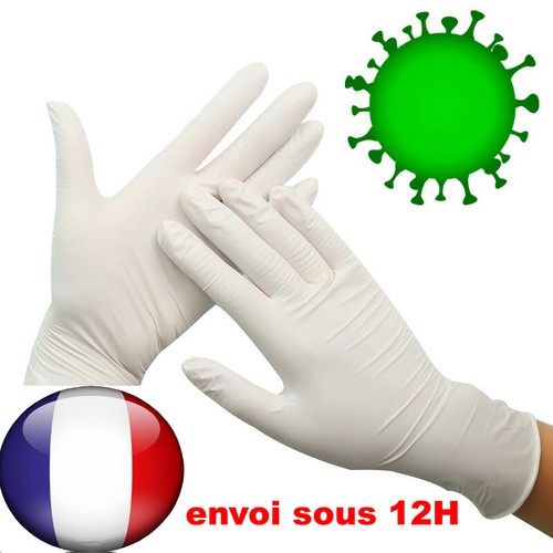 Gant latex jetable hygiène - jetable,