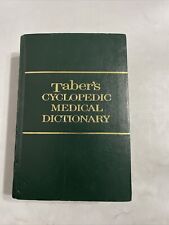 Vintage 1985 Taber's Cyclopedic Medical Dictionary Hardcover 15th edition