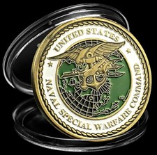 US Navy Seals Naval Special Warfare Command - Pièce Médaille Commémorative