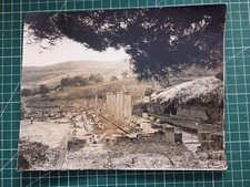 BX112 beautiful photo Erpé circa 1950 cruise souvenir - Greek ruins