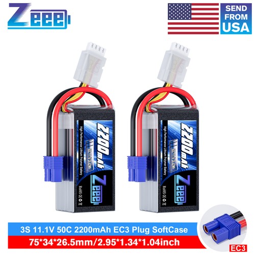 Zeee 50c 2200mah ec3 - 2x, 11.1v