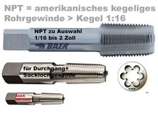 NPT Taraudeur Baer Coupe-Tube