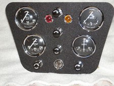 Triumph TR2 TR3 TR3A Instrument panel- ALL gauges and switches-Concours Quality