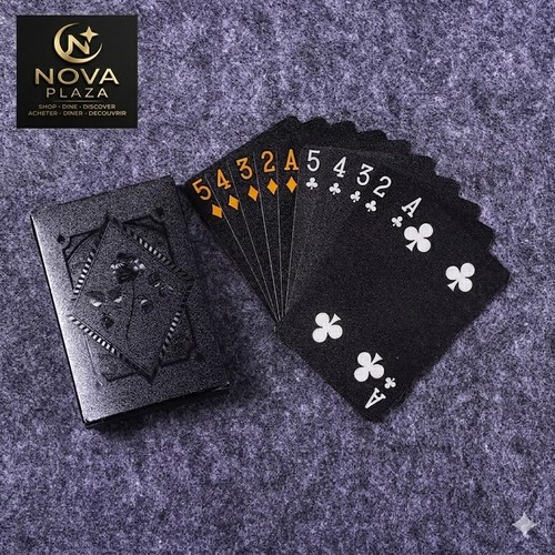 Jeu cartes poker - de, or