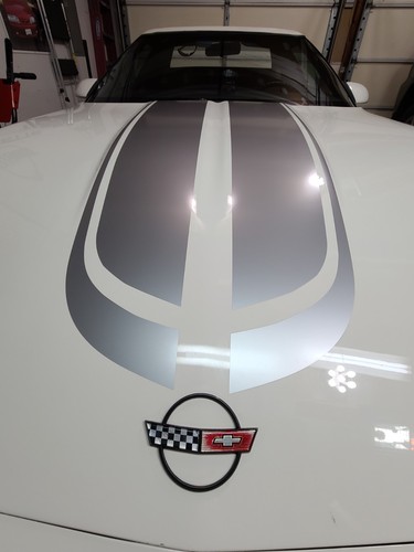 Hood racing stripes - , pre-cut
