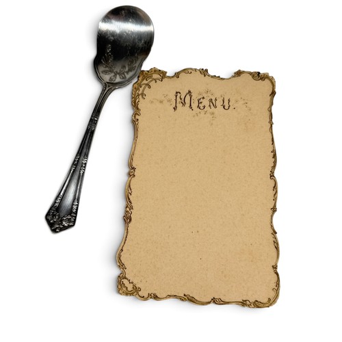 Menu ancien décor - ancien,