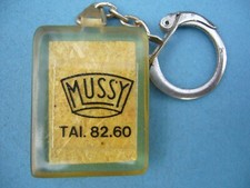 Keychain - Vintage MUSSY Chipboard Inclusion
