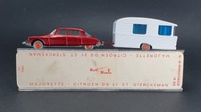 MAJORETTE 315 - 1965 CITROEN DS 21 & STERCKEMAN CARAVAN - OLD - NEW / BOX