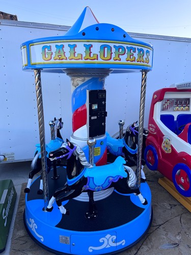 Three horse carousel - horse,