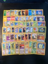 Lot 60 Pokemon Cards /102 Base Set Edition 2 Wizards with Rare / Holos FR