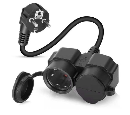 Rallonge double prise - ip44, –
