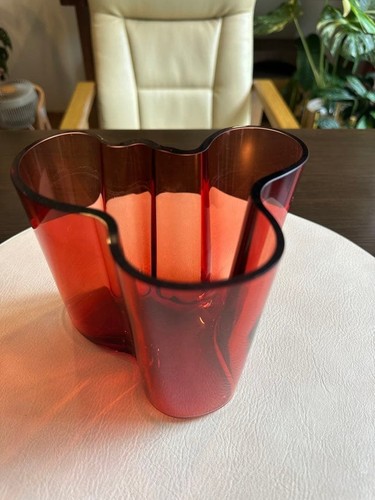 Vase fleurs rouges - vase, iittala