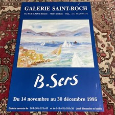 Bernadette SERS AFFICHE Exposition Galerie SAINT-ROCH Paris 1995 ABE Rare !