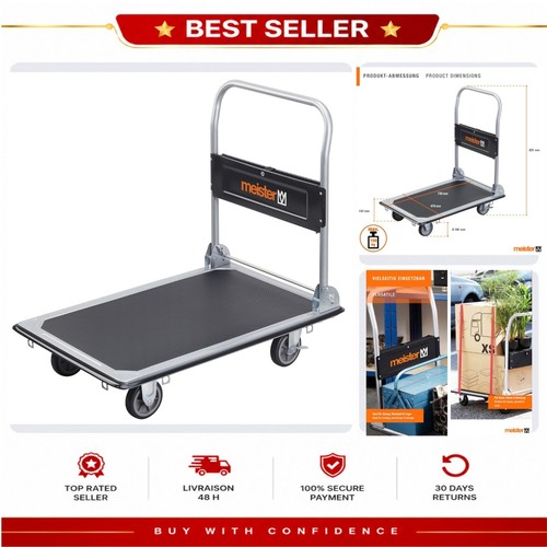 Chariot plateforme pliable