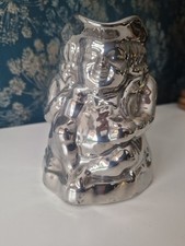 13 cm Cruche Toby Argenté en