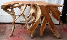 Console En Racine De Teak