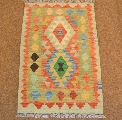 Tapis kilim afghan tissé - tapis,