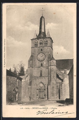 Cpa mussy sur seine - cpa, mussy-sur-seine