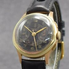 Rare Chronographe Suisse Chronograph Telemetre 18k Rose Gold Collector Watch